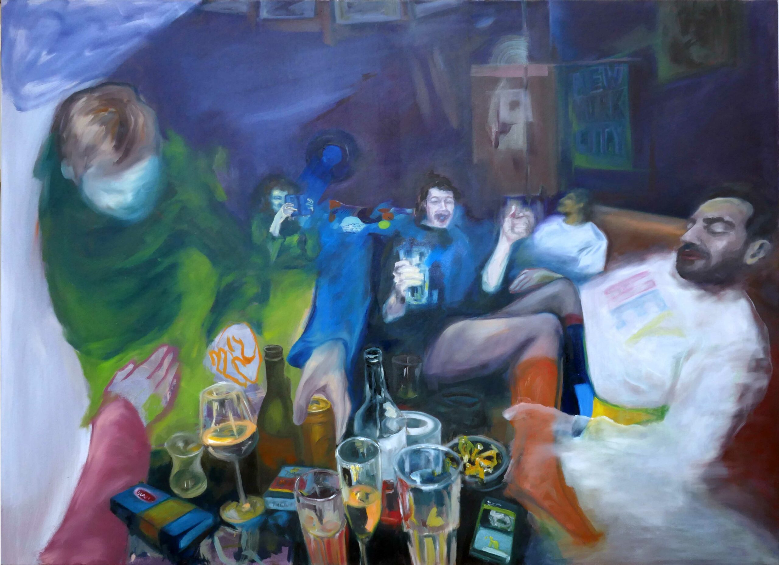 blurred memories I, 160x120 cm, oil on canvas
